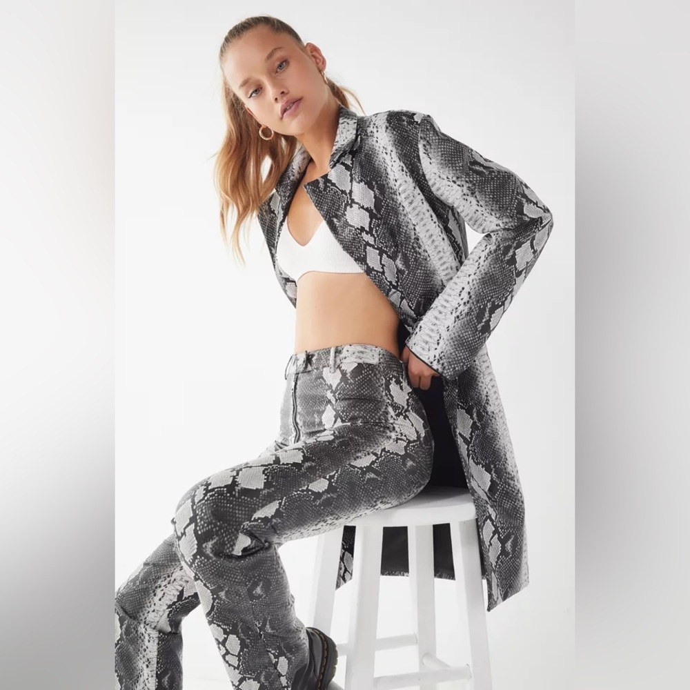 I.AM.GIA | Brandy Snakeskin Trench Coat